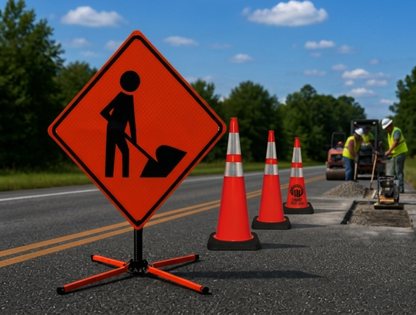 work zone scene